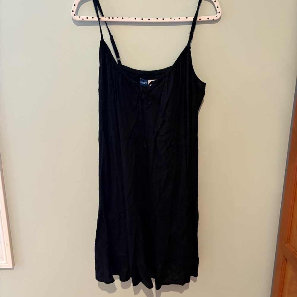 Old Navy Black Eyelet Dress